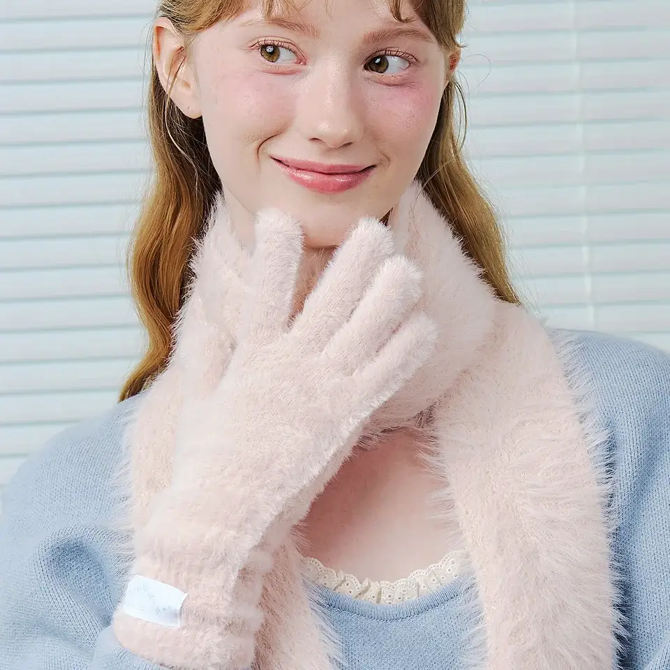 [OY 기프트패키지] 앵브록스 소프트 퍼지 핑거 홀 장갑 3종 택 1
